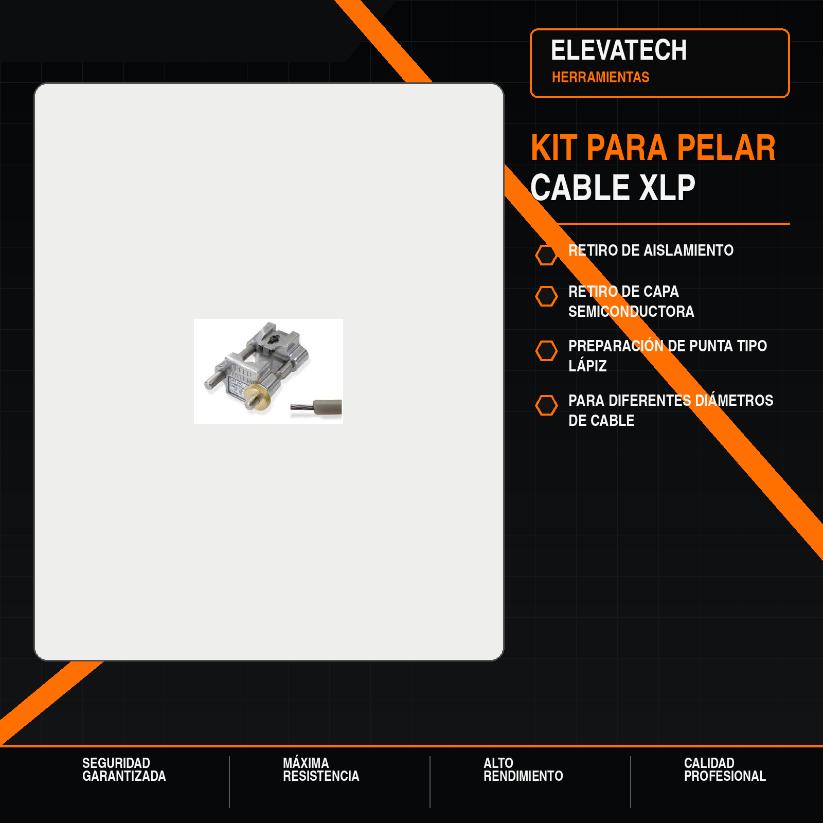 Kit para pelar cable XLP