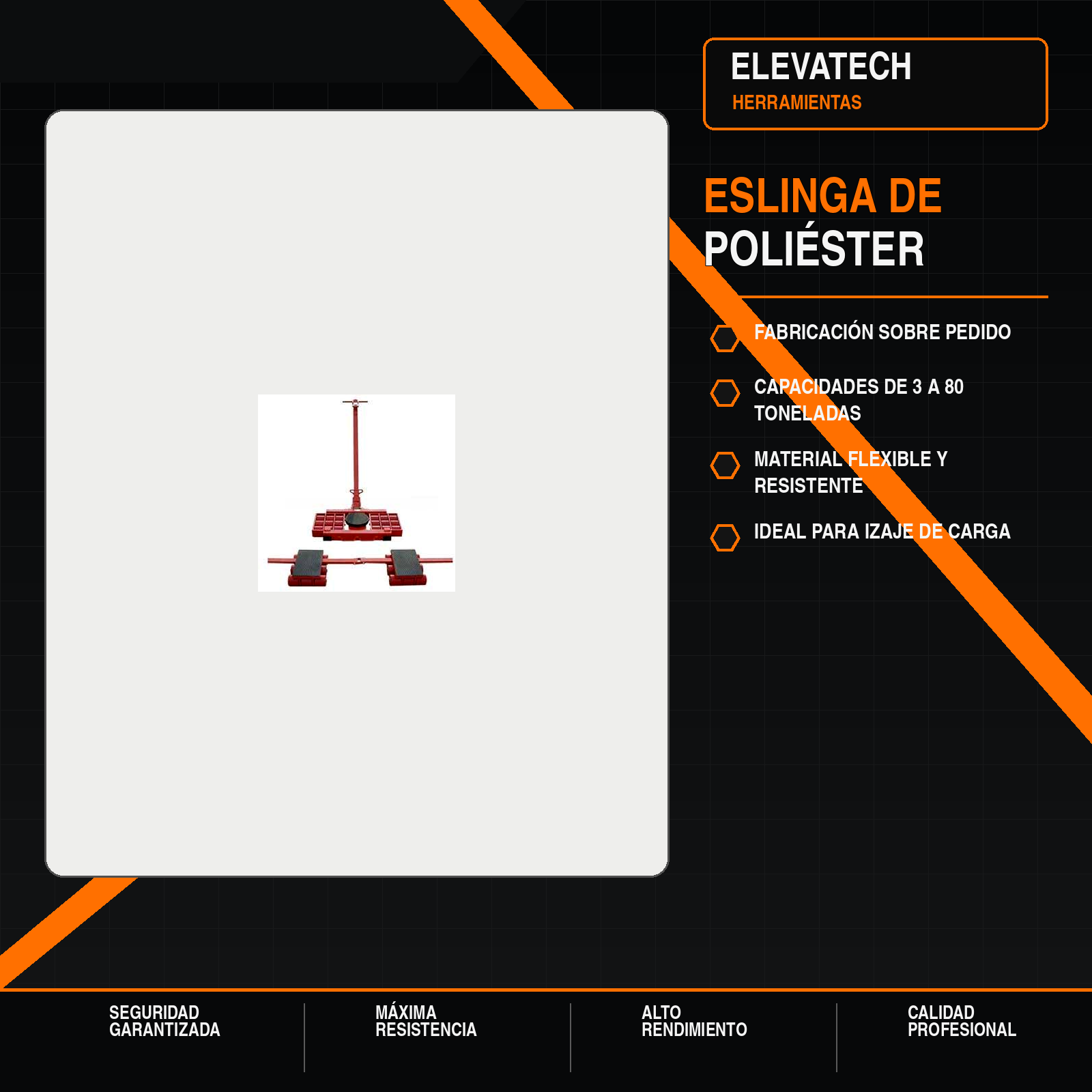 Eslinga de poliéster